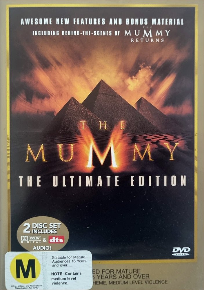 The Mummy - The Ultimate 2 Disc Edition - 1999 (DVD) - Vinyl Kitchen