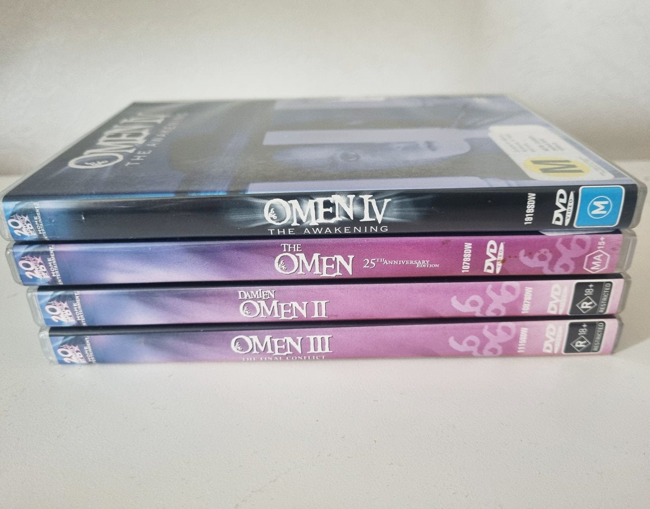The Omen / Omen II / Omen III / Omen IV The Awakening - 1976 (DVD) - Vinyl Kitchen