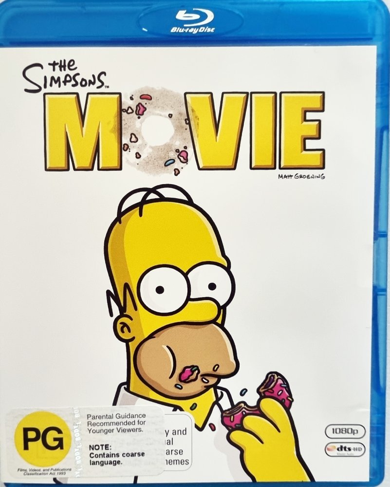 The Simpsons Movie - 2007 (Blu Ray) - Vinyl Kitchen
