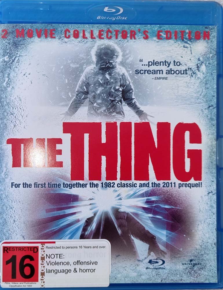 The Thing - 1982 / The Thing Prequel 2011 (Blu Ray) - Vinyl Kitchen