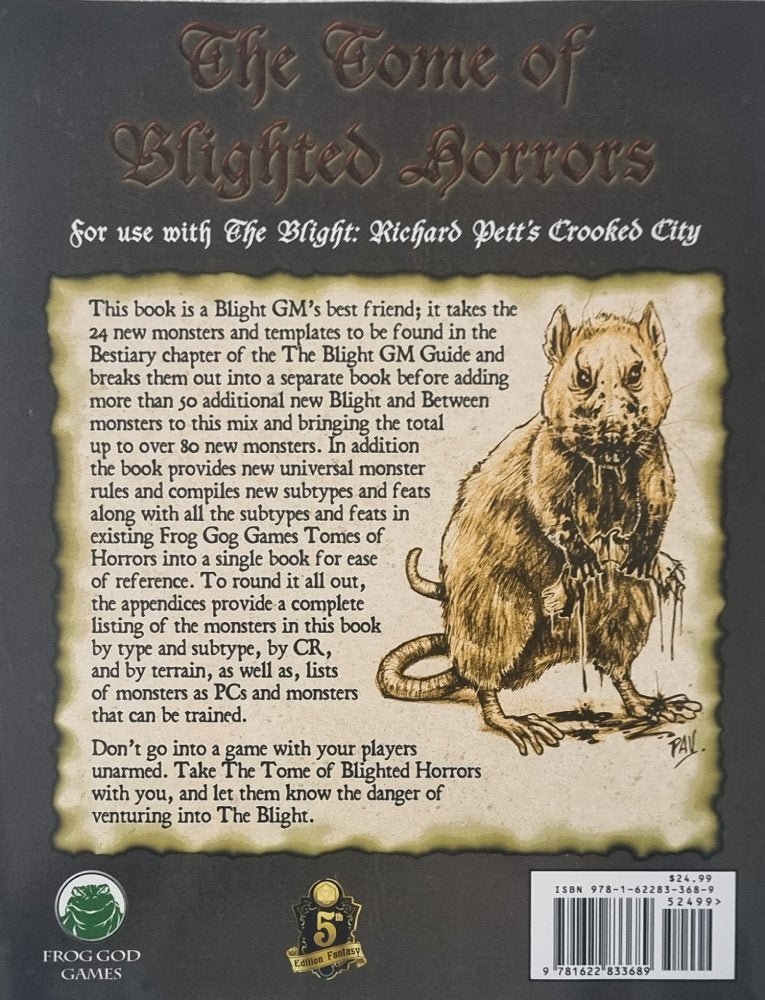 The Tome of Blighted Horrors: The Blight - Dungeons and Dragons (5e) - Vinyl Kitchen
