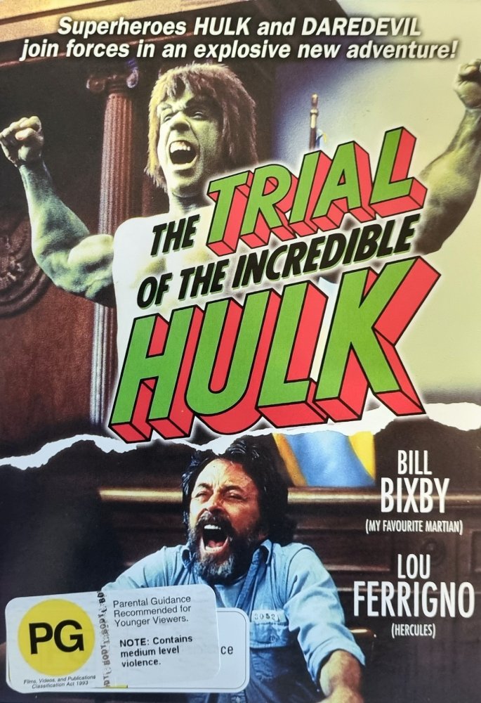 The Trial of the Incredible Hulk - 1989 (DVD) - Vinyl Kitchen