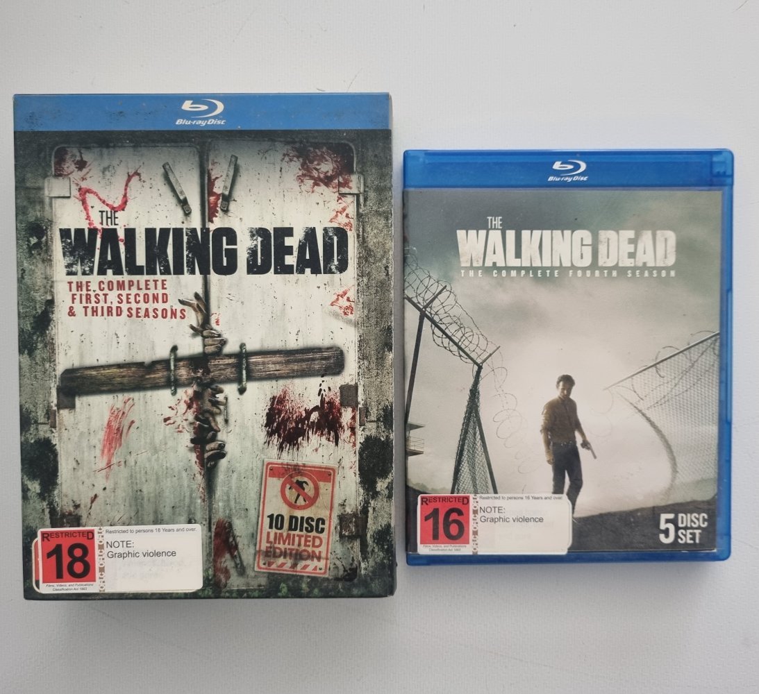 The Walking Dead - Complete Seasons 1 - 4 (Blu Ray) - Vinyl Kitchen