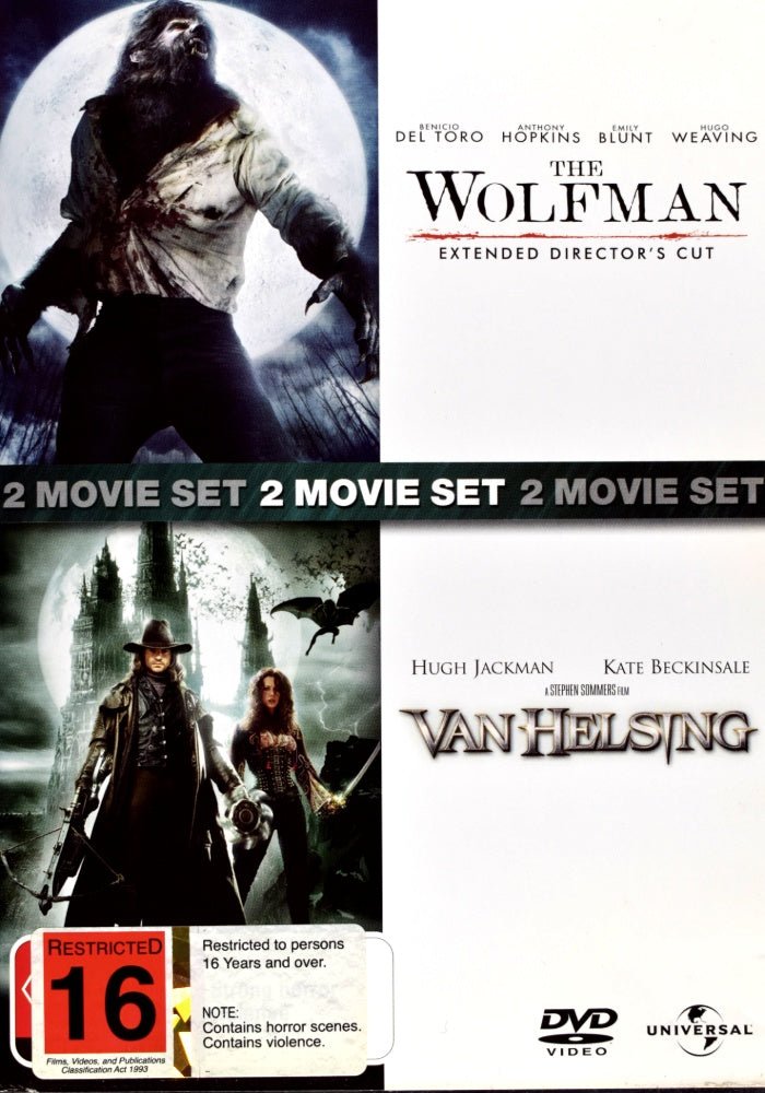The Wolfman - Extended Director's Cut / Van Helsing - 2010 (DVD) - Vinyl Kitchen