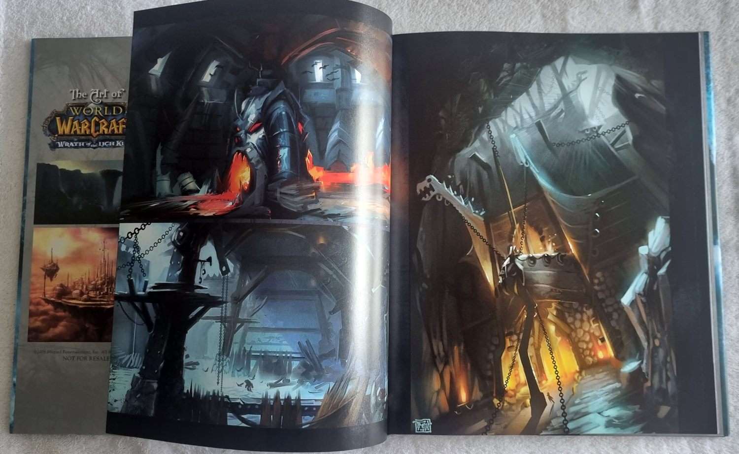 The Art of World of Warcraft Wrath of the Lich King Book