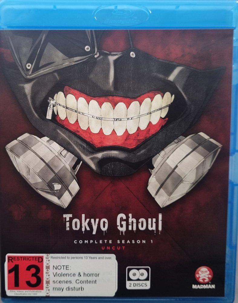 Tokyo Ghoul: Season 1 - 2014 (Blu Ray) - Vinyl Kitchen