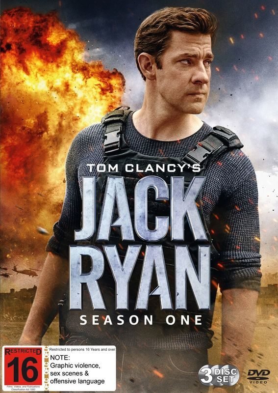 Tom Clancy's Jack Ryan - Season One (DVD) - Vinyl Kitchen