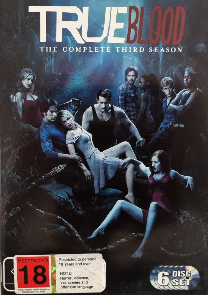 True Blood - The Complete Third Season (DVD) - Vinyl Kitchen
