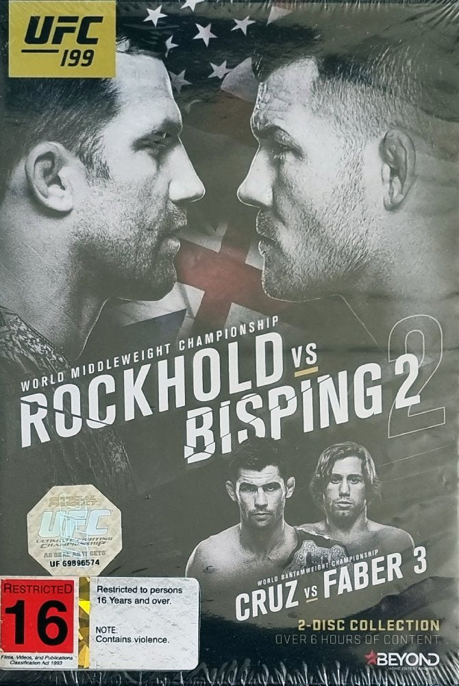 UFC 199: Rockhold vs. Bisping 2 - 2016 (DVD) Brand New - Vinyl Kitchen