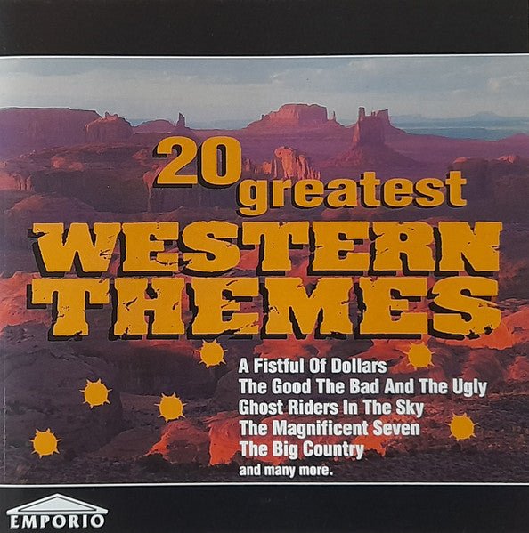 Unknown Artist - 20 Greatest Western Themes (CD) - Vinyl Kitchen