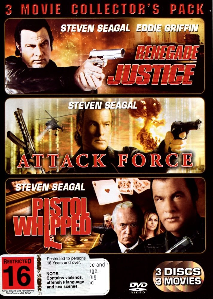 Urban Justice / Attack Force / Pistol Whipped - 2007 (DVD) - Vinyl Kitchen
