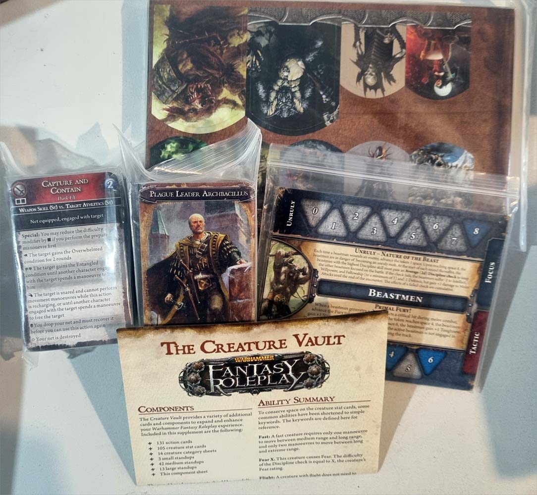 Warhammer Fantasy Roleplay - Creature Vault (3E) - Vinyl Kitchen