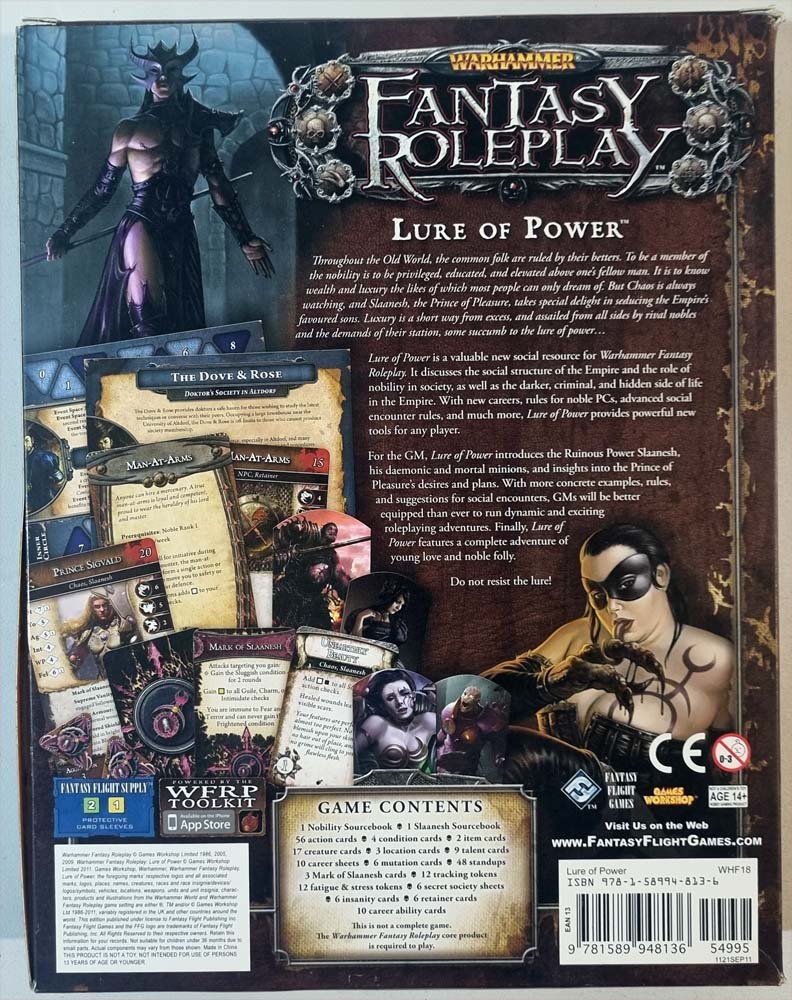 Warhammer Fantasy Roleplay - Lure of Power (3E) - Vinyl Kitchen