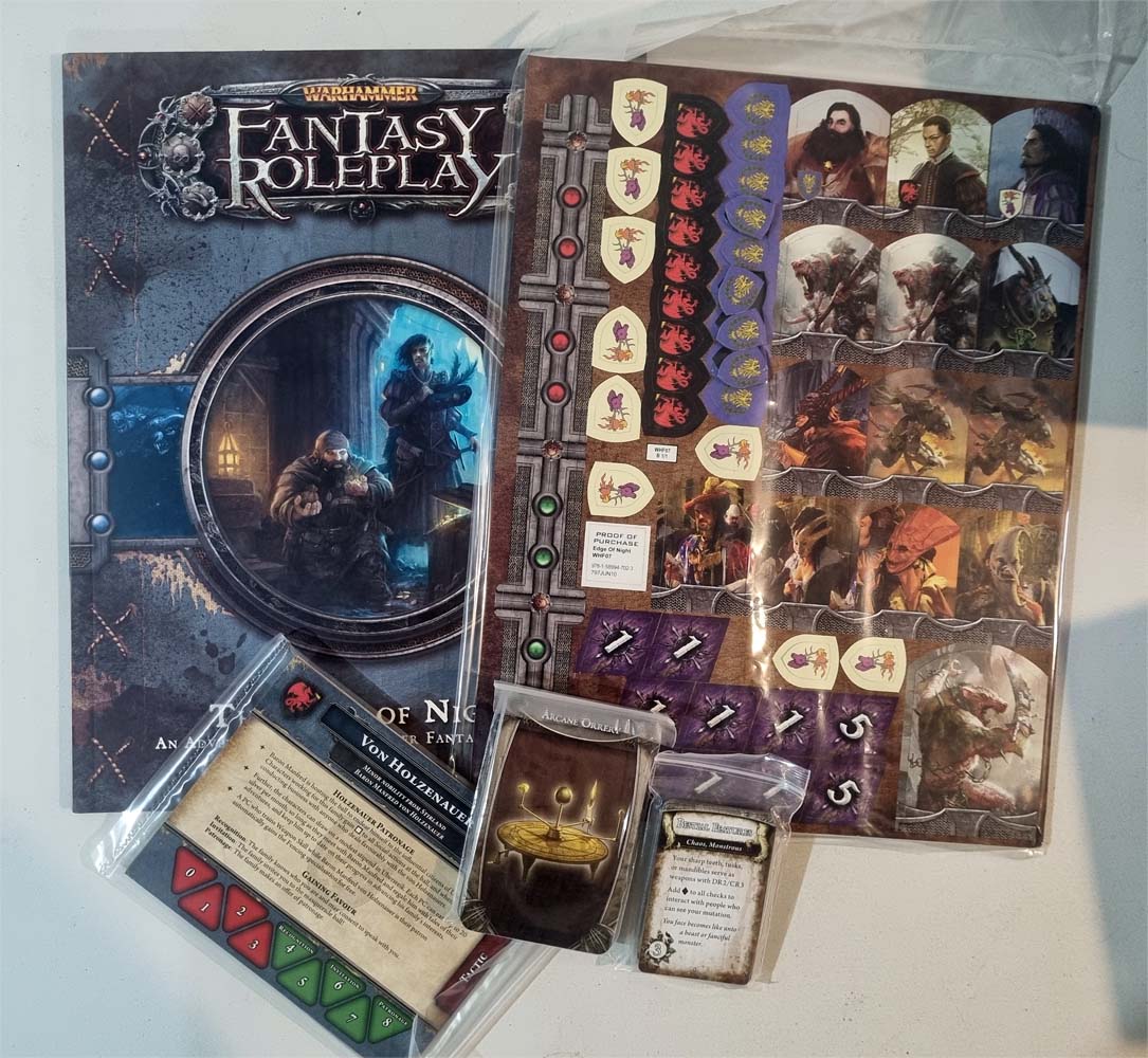 Warhammer Fantasy Roleplay - The Edge of Night (3E) - Vinyl Kitchen