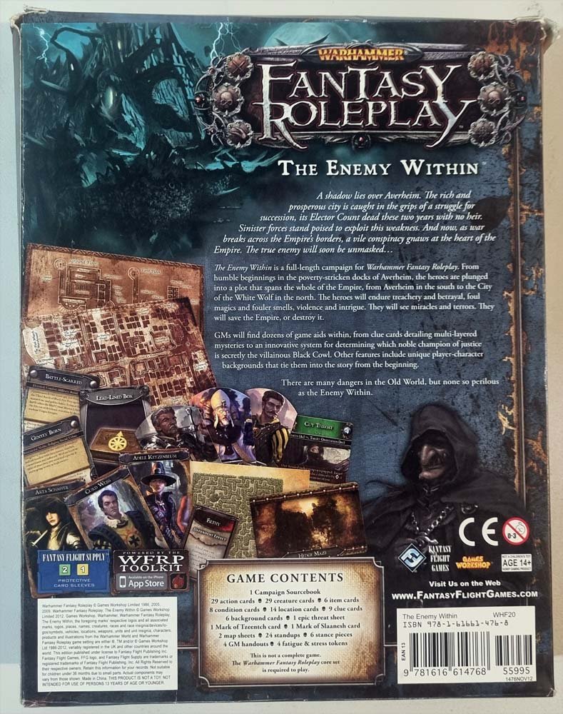 Warhammer Fantasy Roleplay - The Enemy Within (3E) - Vinyl Kitchen