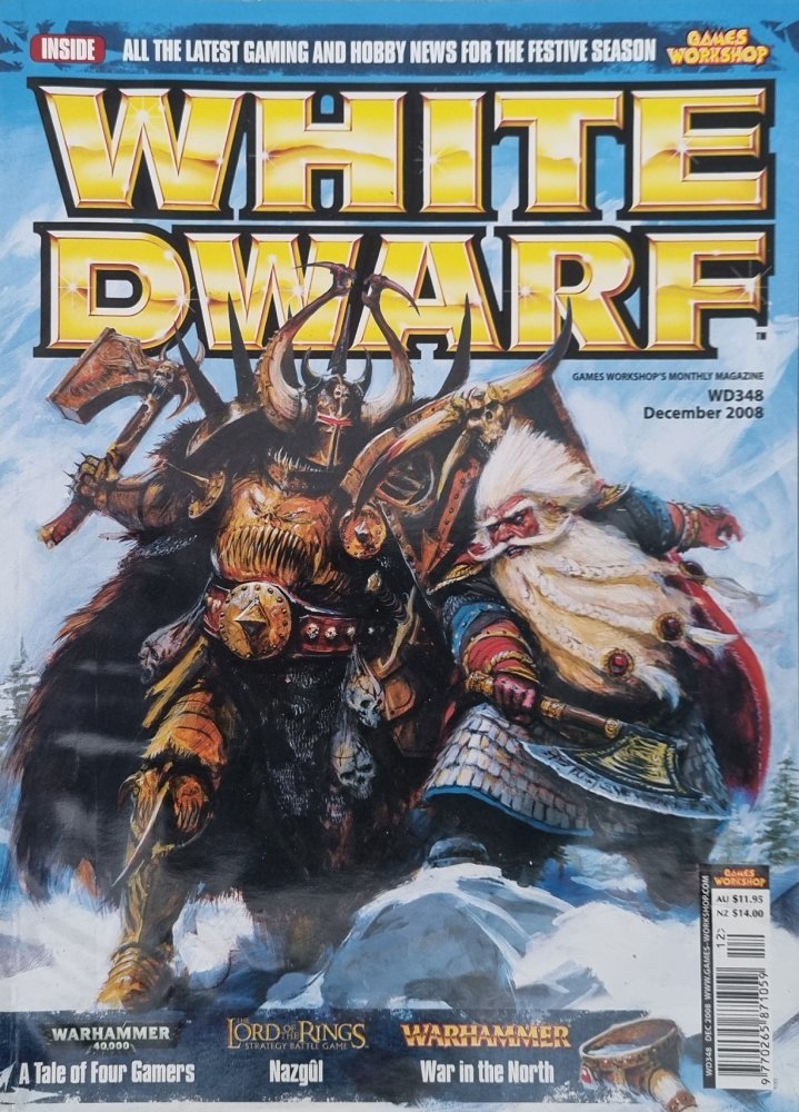 White Dwarf - Warhammer Magazine - December 2008 348 - Vinyl Kitchen