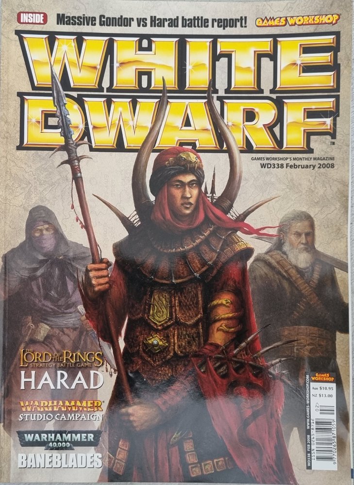 White Dwarf - Warhammer Magazine - February 2008 338 - Vinyl Kitchen