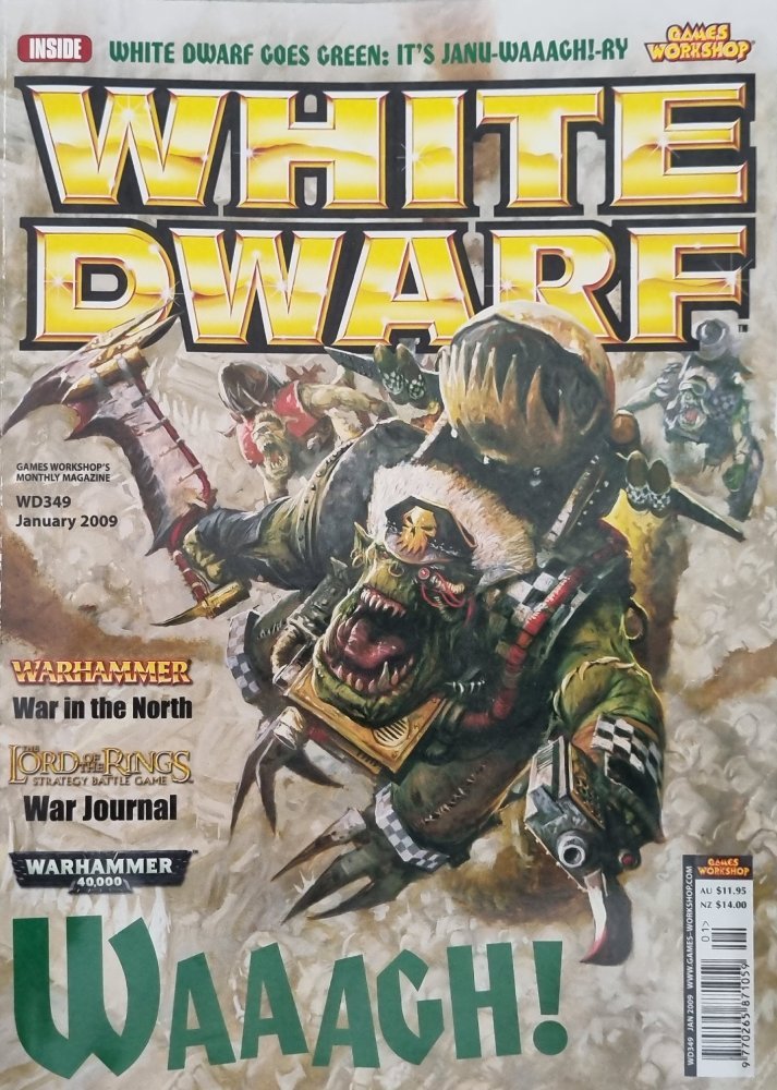 White Dwarf - Warhammer Magazine - January 2009 349 - Vinyl Kitchen