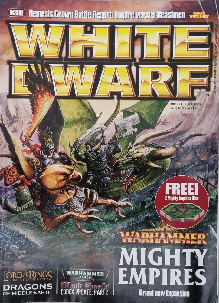 White Dwarf - Warhammer Magazine - July 2007 331 - Vinyl Kitchen