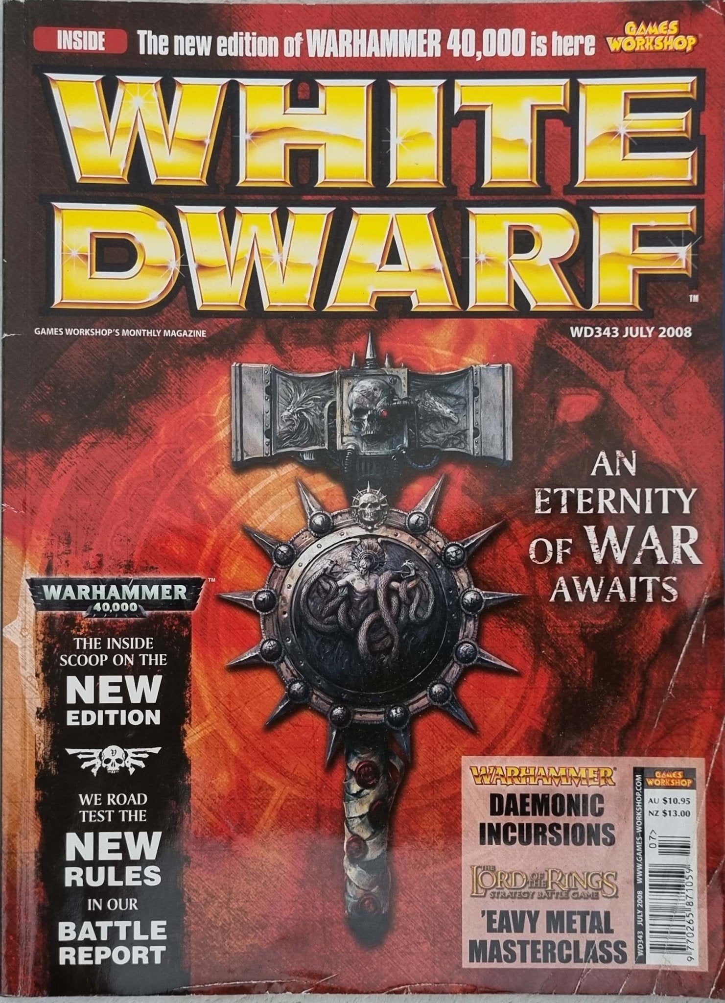 White Dwarf - Warhammer Magazine - July 2008 343 - Vinyl Kitchen