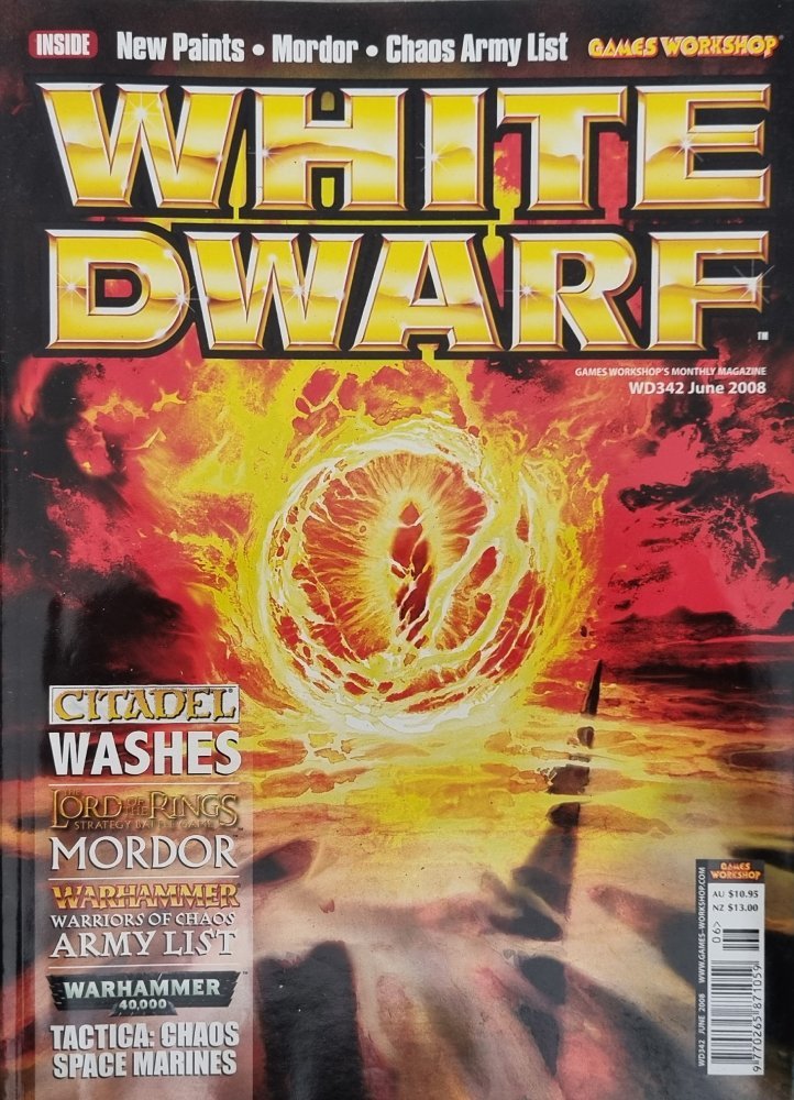 White Dwarf - Warhammer Magazine - June 2008 342 - Vinyl Kitchen