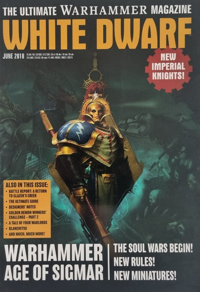 White Dwarf - Warhammer Magazine - June 2018 - Vinyl Kitchen