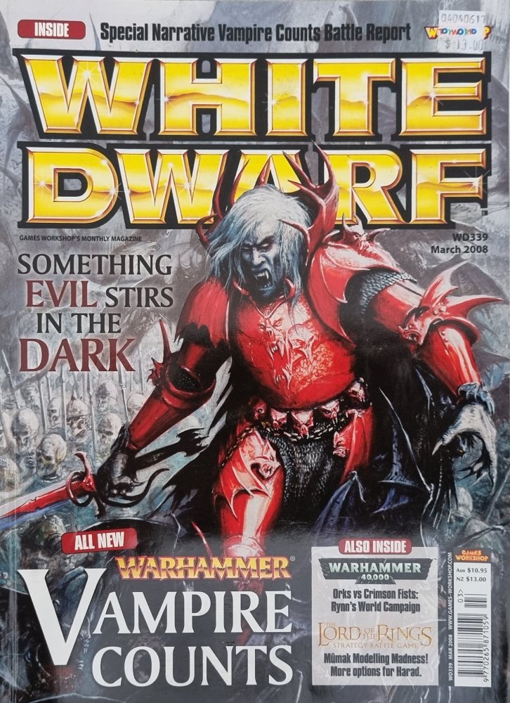 White Dwarf - Warhammer Magazine - March 2008 339 - Vinyl Kitchen
