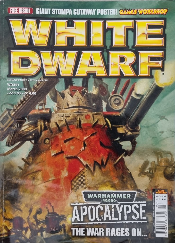 White Dwarf - Warhammer Magazine - March 2009 351 - Vinyl Kitchen