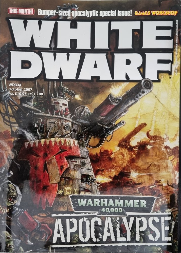 White Dwarf - Warhammer Magazine - October 2007 334 - Vinyl Kitchen