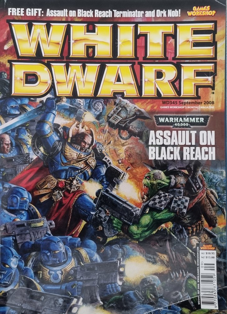 White Dwarf - Warhammer Magazine - September 2008 345 - Vinyl Kitchen