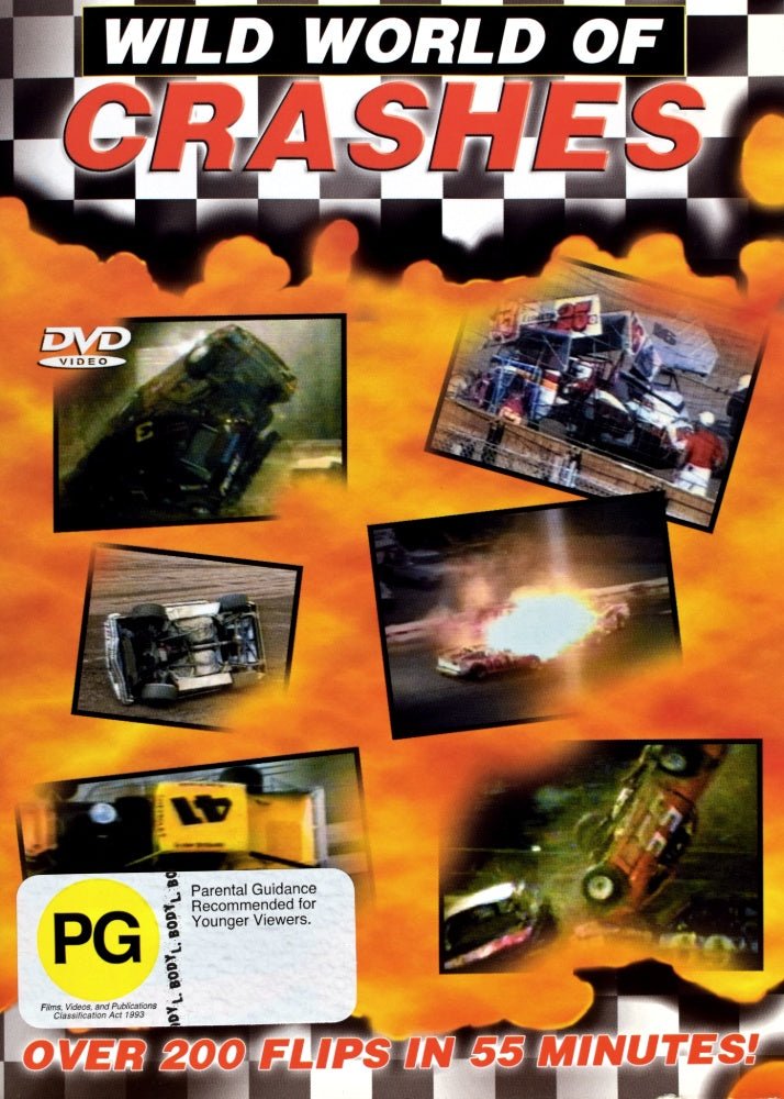 Wild World of Crashes (DVD) - Vinyl Kitchen