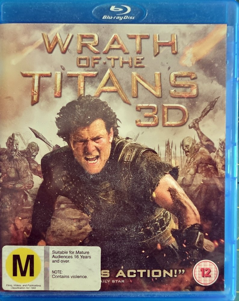 Wrath of the Titans 3D & 2D - 2012 (Blu Ray) - Vinyl Kitchen