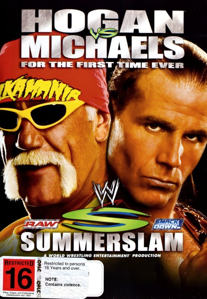 WWE: Summerslam - 2005 - Hogan vs Michaels (DVD) - Vinyl Kitchen