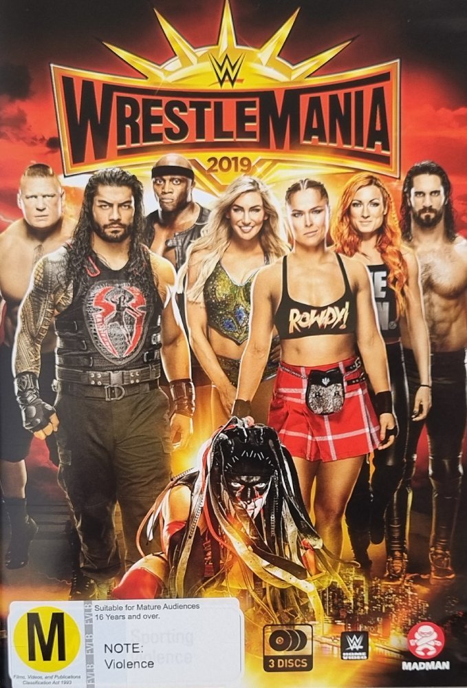 WWE: Wrestlemania 35 - 2019 (DVD) - Vinyl Kitchen