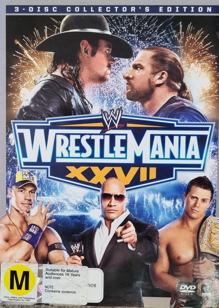 WWE: Wrestlemania XXVII (DVD) - Vinyl Kitchen