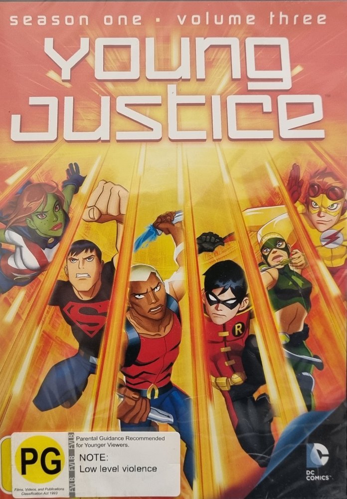 Young Justice - Season One Volume Three (DVD) Brand New - Vinyl Kitchen