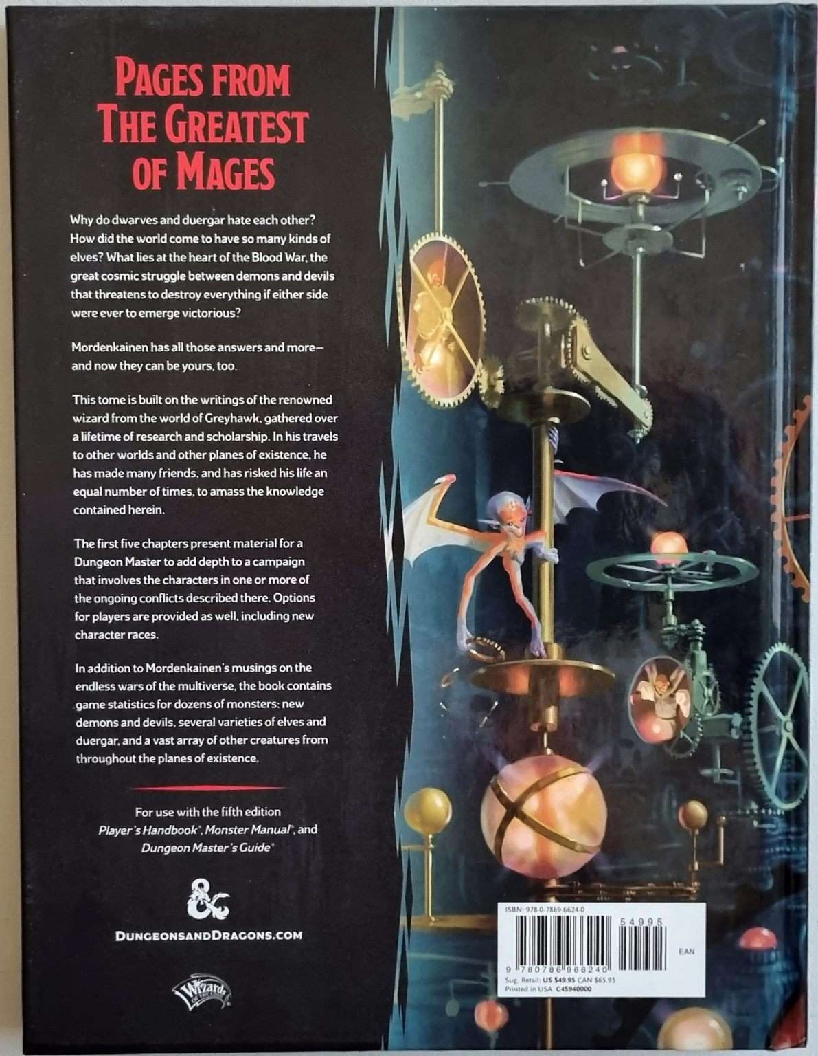 Dungeons and Dragons - Mordenkainen's Tome of Foes 5e