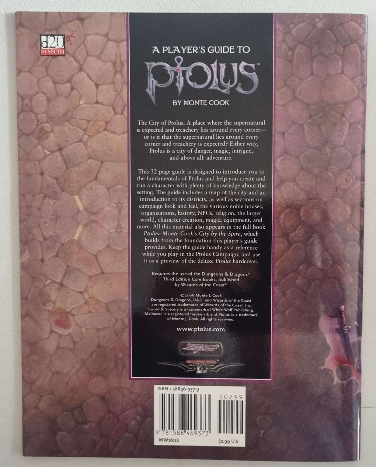 A Player's Guide to Ptolus (D20 System) Default Title