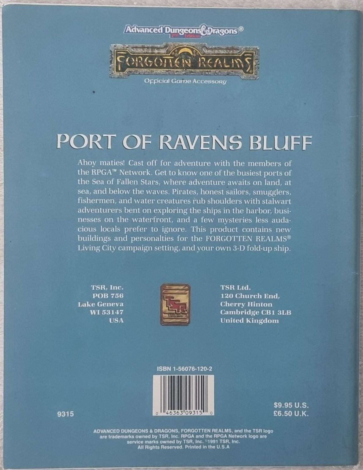 AD&D - Forgotten Realms - Ports of Ravens Bluff (LC4 9315) Default Title