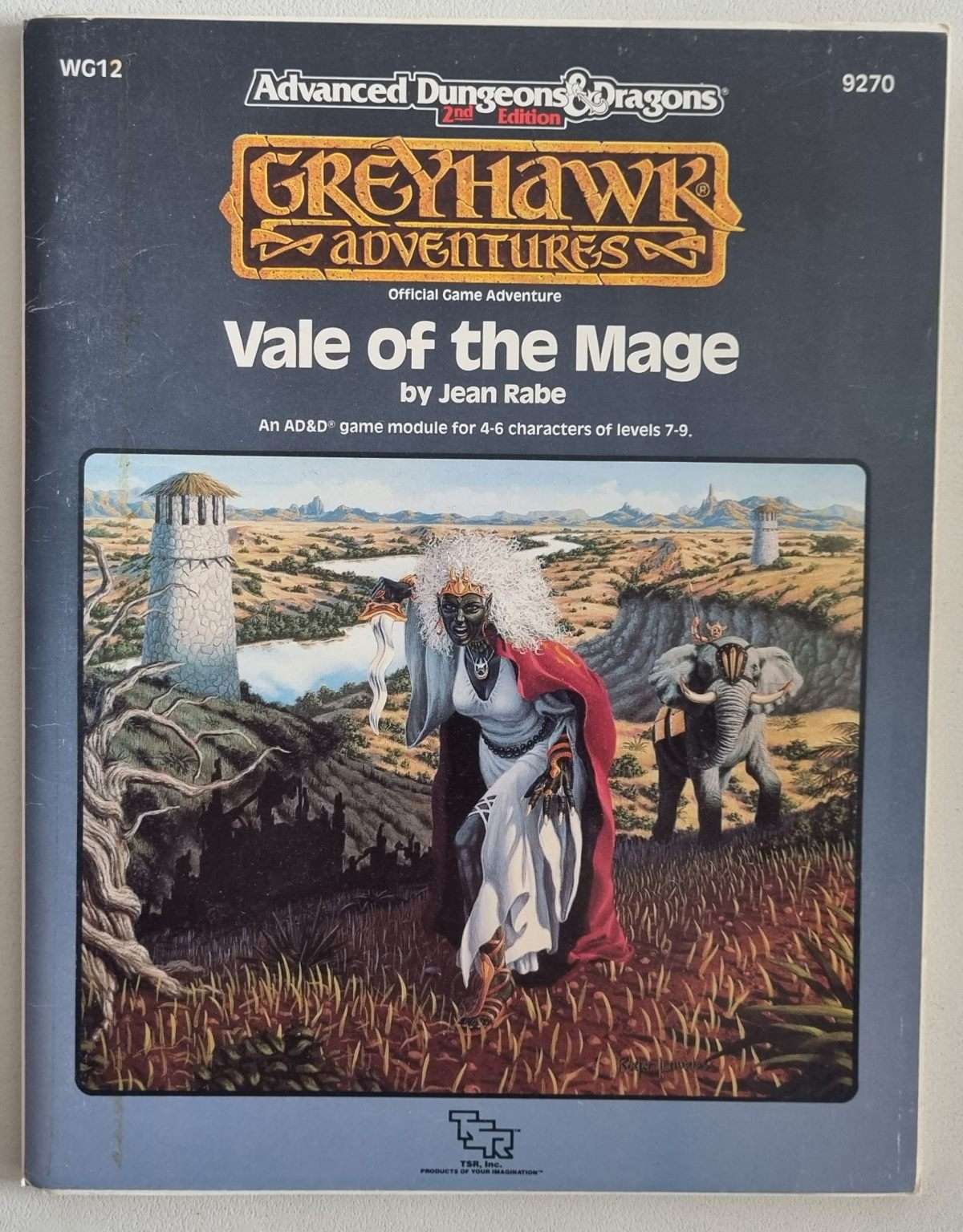 Adventure Module Layouts AD&D - Greyhawk Adventures Module - Vale of the Mage (WG12 9270)