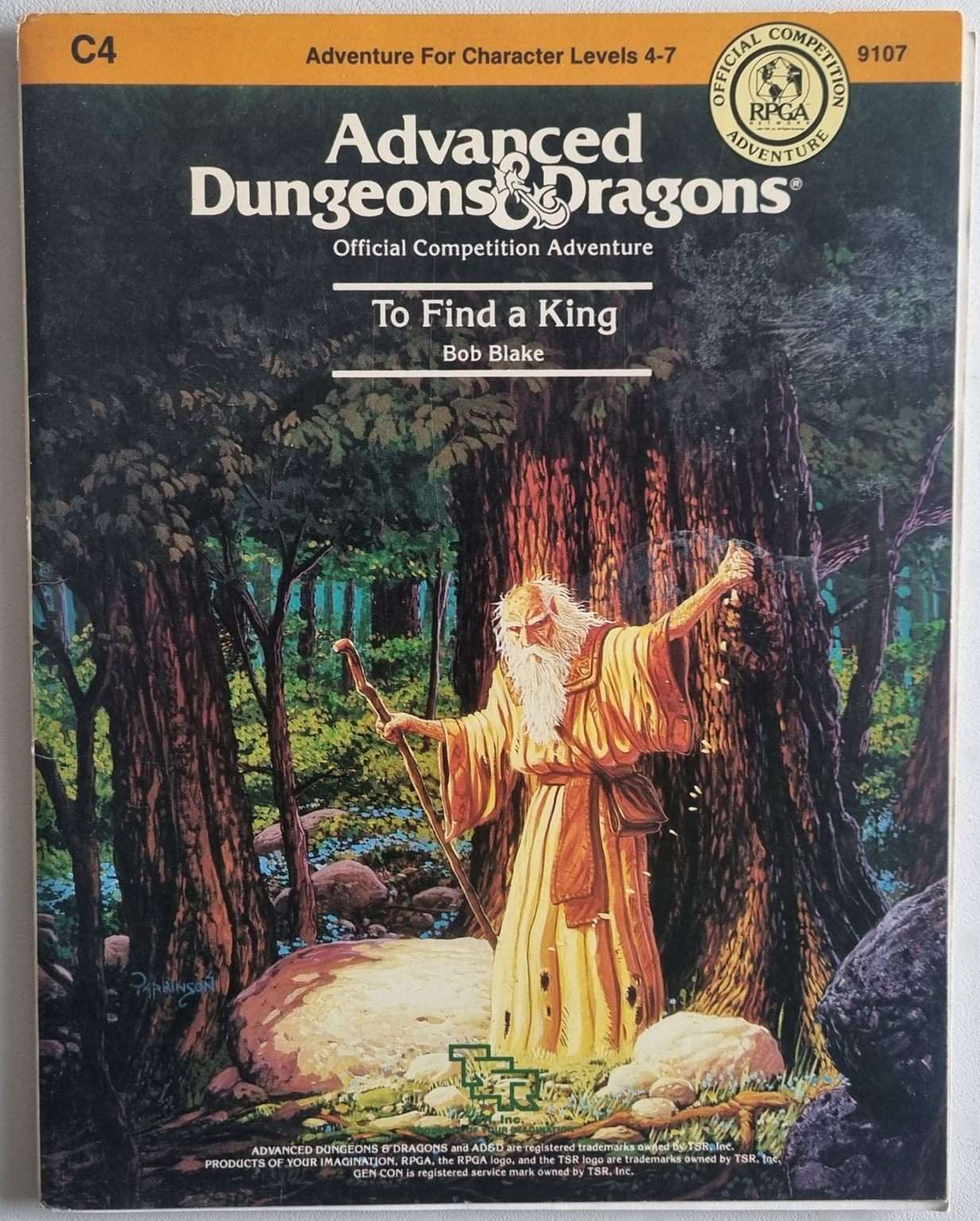 AD&D - Official Competition Adventure - To Find a King (C4 9107) Default Title