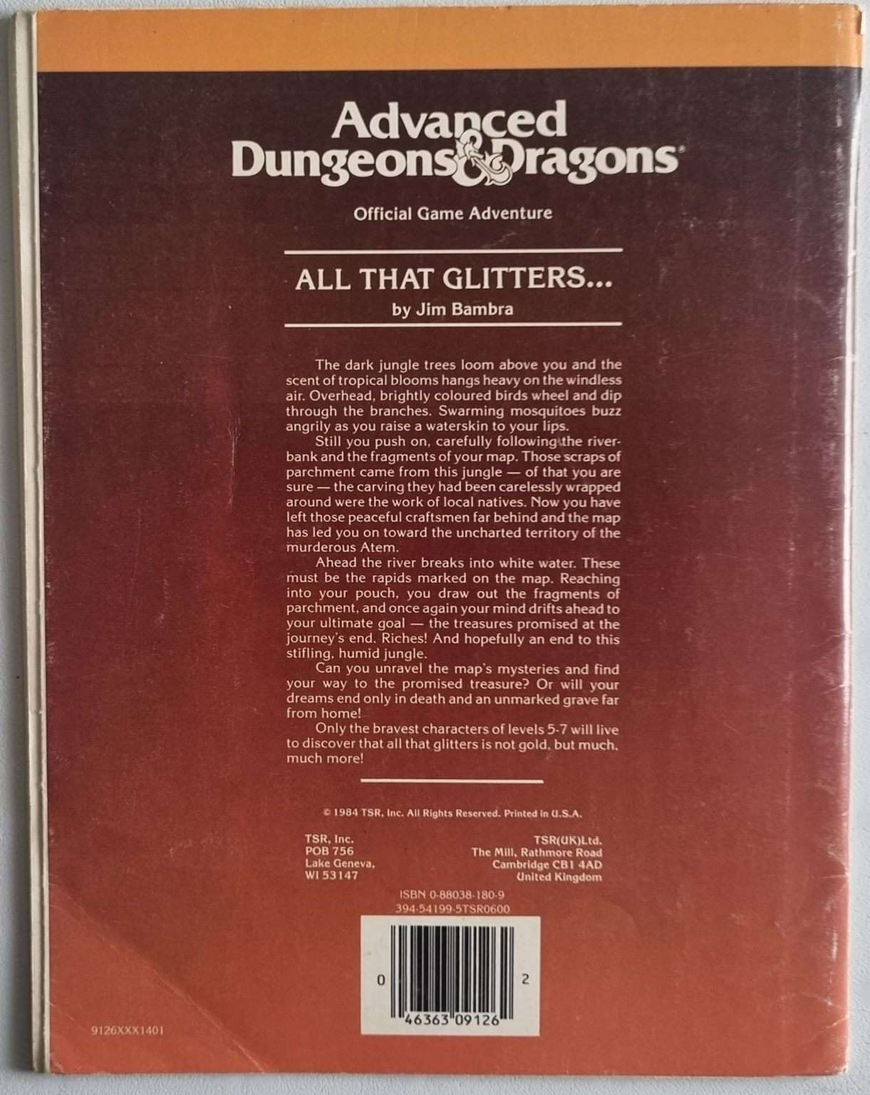 Advanced Dungeons and Dragons - All That Glitters... (UK6 9126) Default Title