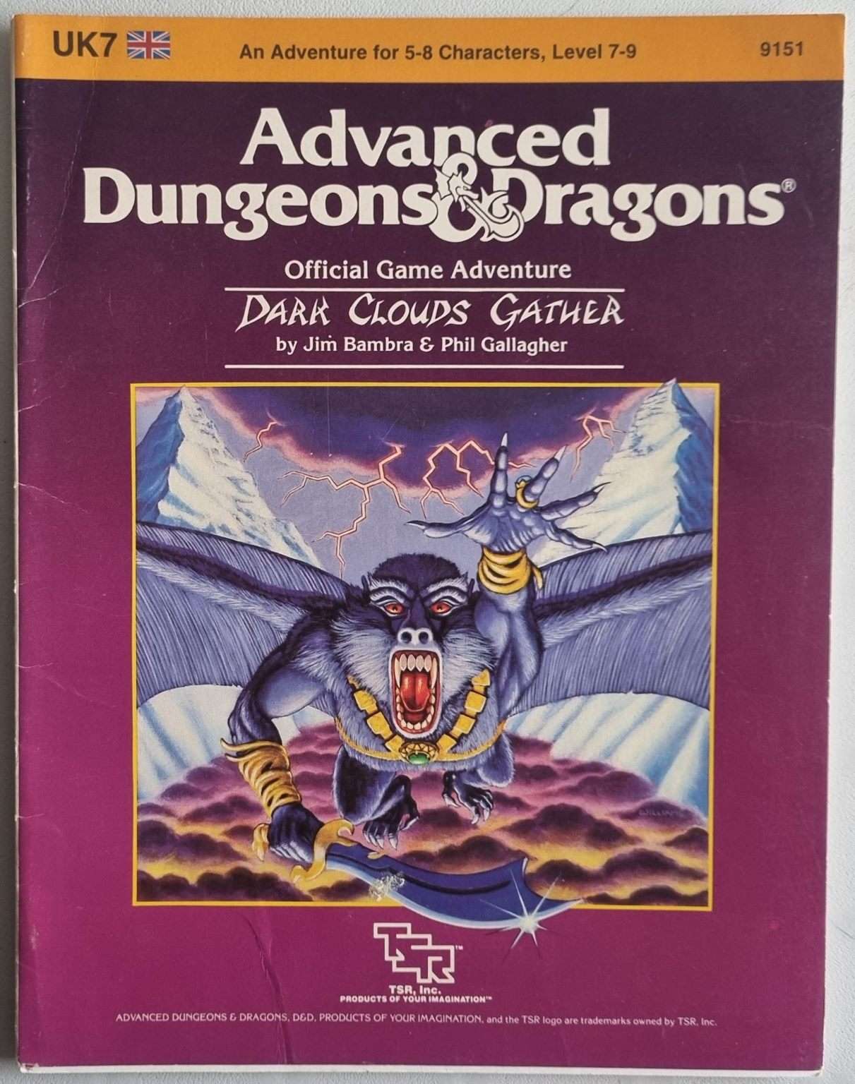 Advanced Dungeons and Dragons - Dark Clouds Gather (UK7 9151) Default Title