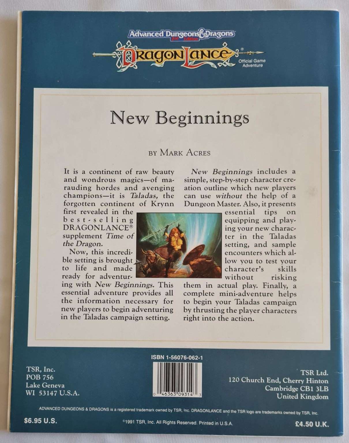 Advanced Dungeons and Dragons - Dragonlance - New Beginnings (DLS1 9314) Default Title