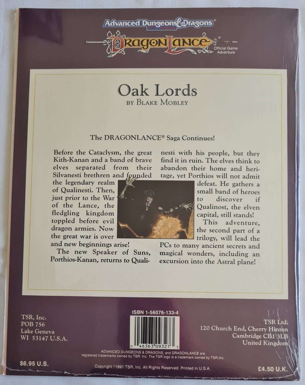 Advanced Dungeons and Dragons - Dragonlance - Oak Lords (DLS3 9327) Sealed Default Title