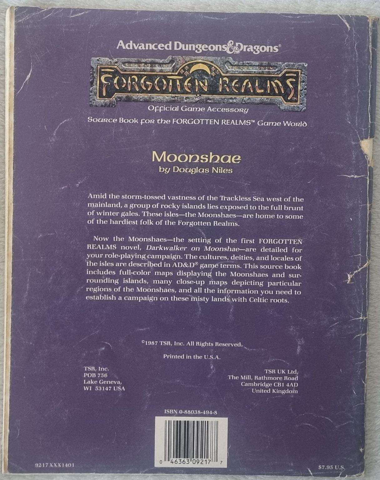 Advanced Dungeons and Dragons - Forgotten Realms - Moonshae (FR2 9217) Default Title