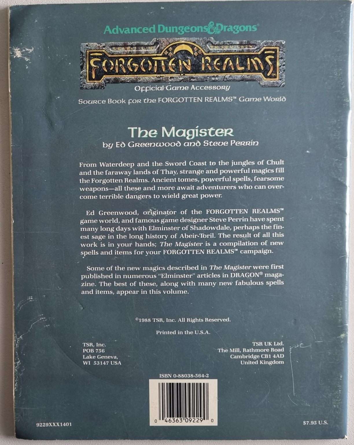 Advanced Dungeons and Dragons - Forgotten Realms - The Magister (FR4 9229) Default Title