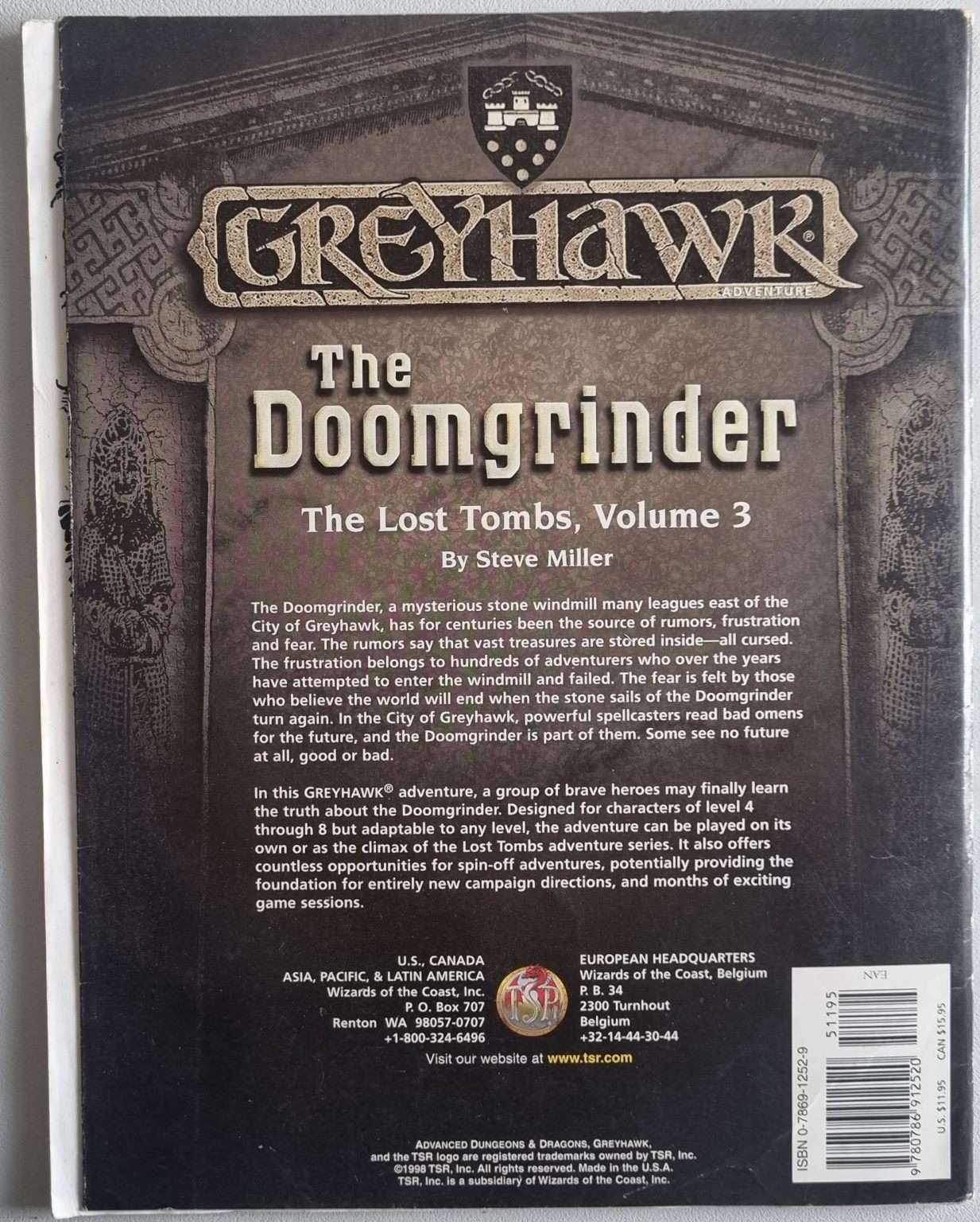 Advanced Dungeons and Dragons - Greyhawk - The Doomgrinder (9581) Default Title