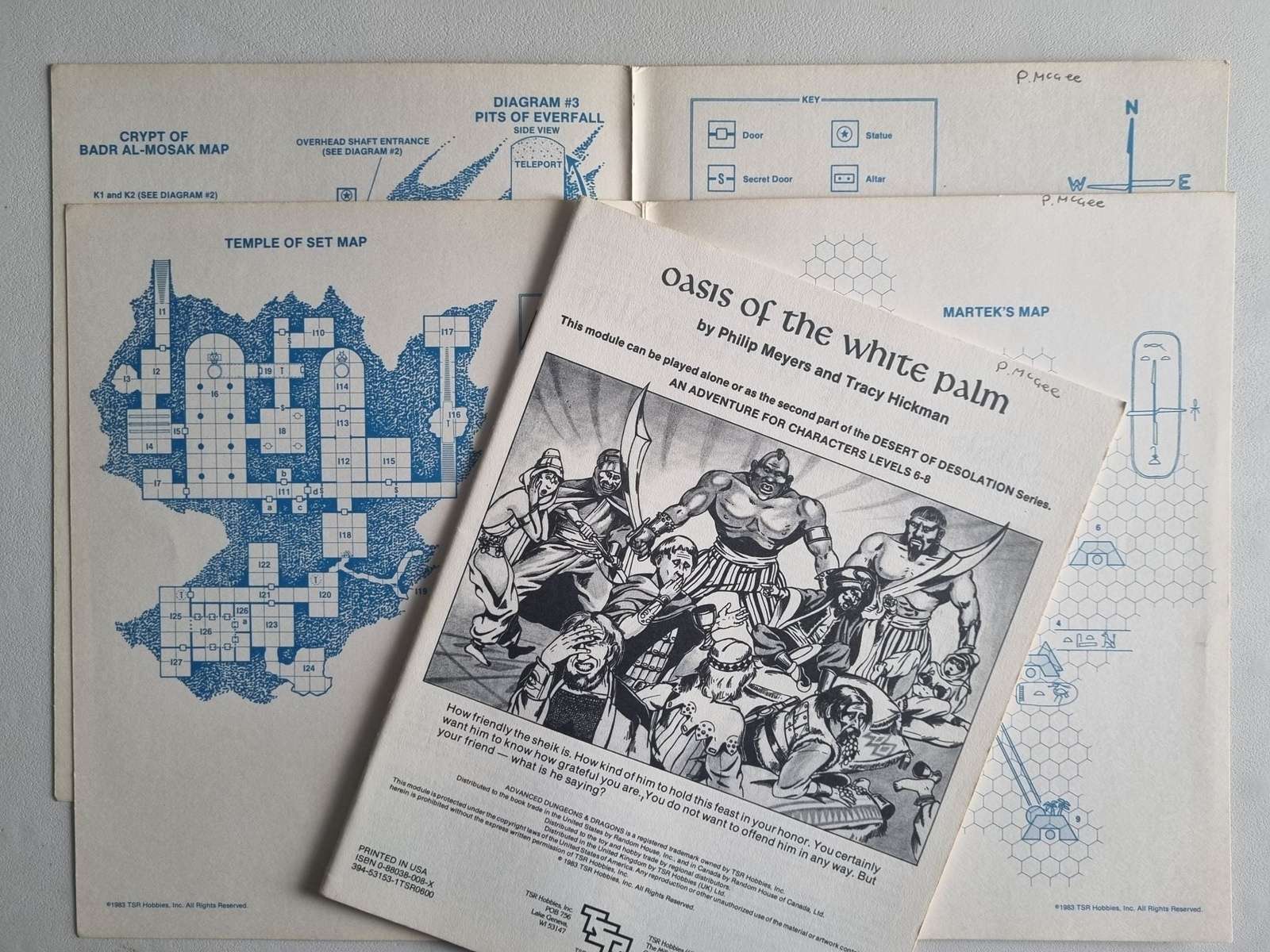 Advanced Dungeons and Dragons Module - Oasis of the White Palm (I4 9053) Default Title