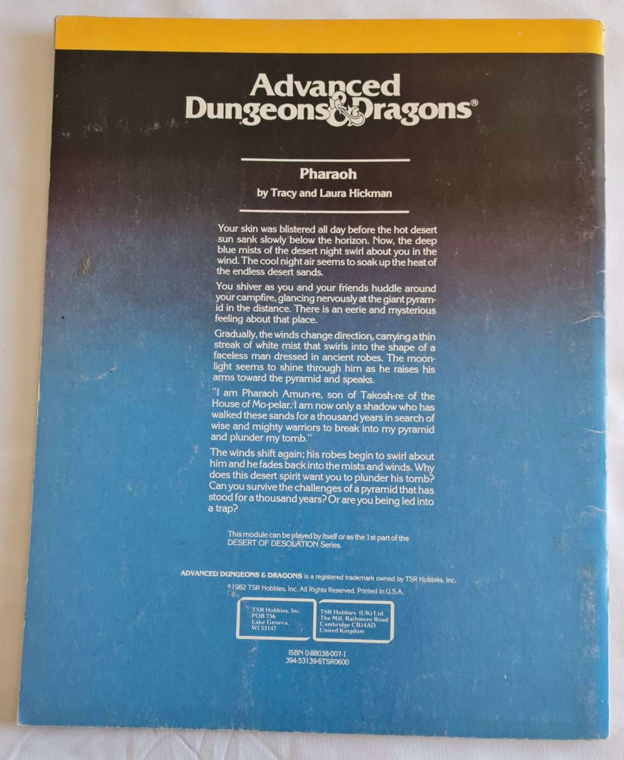 Advanced Dungeons and Dragons Module - Pharoah (I3 9052) Default Title